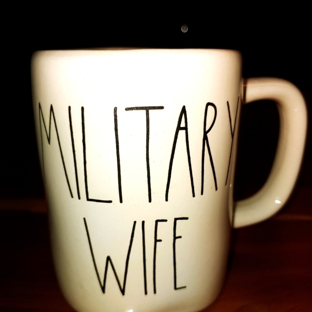 Rae Dunn Military Wife Coffee Mug Cup